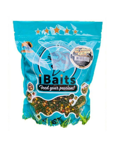 Pelete iBaits Hi-Attract Super Mix Pellets, 4mm, 800g