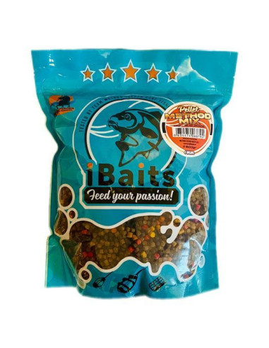 Pelete iBaits Method Mix, 4mm, 800g