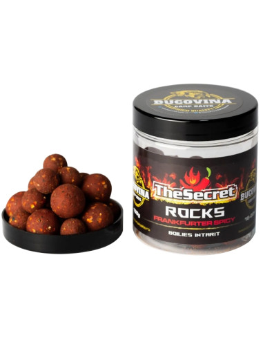 Boilies de carlig Bucovina Baits Rocks Hookbaits The Secret, 16-20mm, 150g