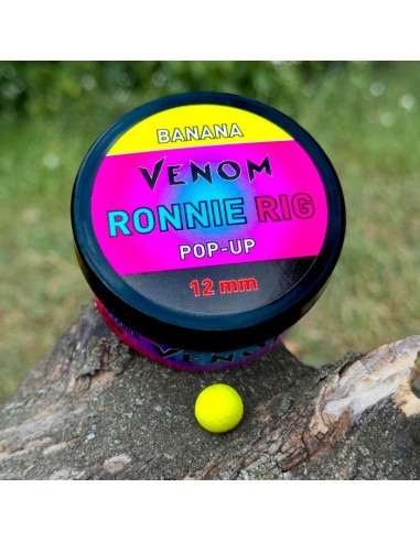 Pop-Up Feedermania Venom Ronnie Rig, Banana, 12mm