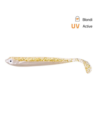 Shad Zeck Zander Gummi, Blondi, 9cm, 3buc