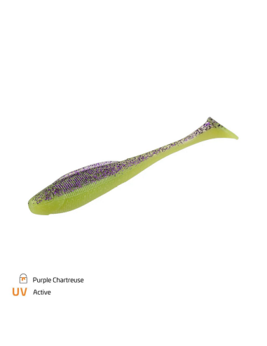 Shad Zeck BA Sexy Swimmer, Purple Chartreuse, 6cm, 10buc