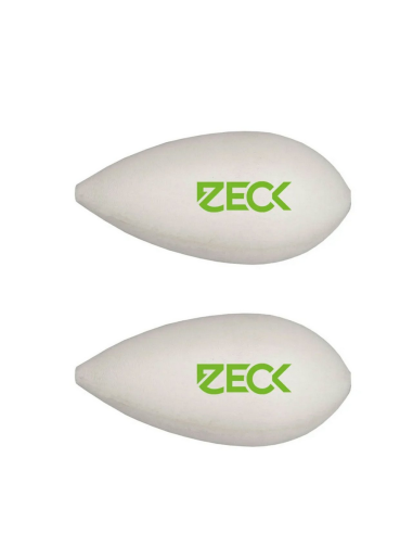 Plute Zeck Leader Float White, 1g, 2buc