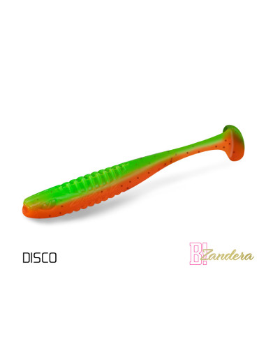 DuoPack Box Shad Soft Delphin Zandera UVs, Disco, 10cm, 6x5buc