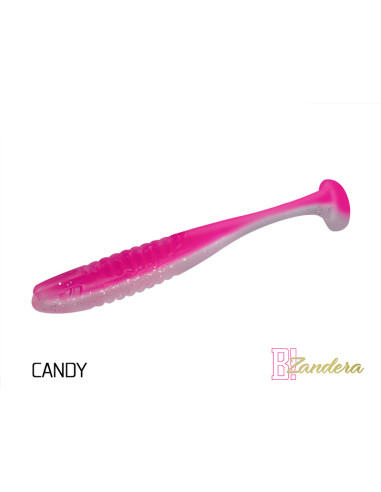 DuoPack Box Shad Soft Delphin Zandera UVs, Candy, 10cm, 6x5buc