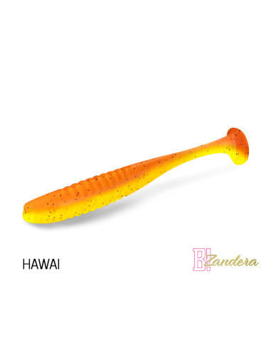 DuoPack Box Shad Soft Delphin Zandera UVs, Hawai, 10cm, 6x5buc