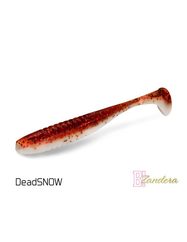 DuoPack Box Shad Soft Delphin Zandera UVs, DeadSnow, 10cm, 6x5buc