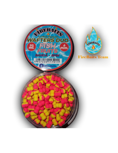 Wafters Duo FireBaits Fish-Fruits, Banda-Spin, 6mm, 50ml