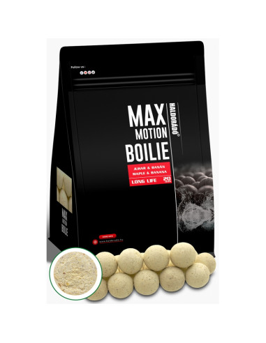 Boilies Haldorado Max Motion Boilie Long Life, Artar & Banana, 24mm, 800g