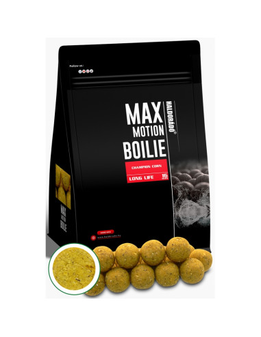 Boilies Haldorado Max Motion Boilie Long Life, Champion Corn, 16mm, 800g