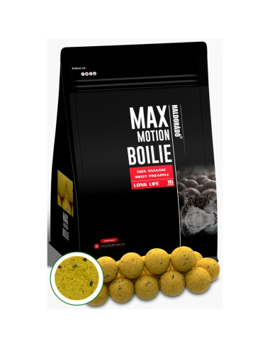 Boilies Haldorado Max Motion Boilie Long Life, Ananas Dulce, 16mm, 800g