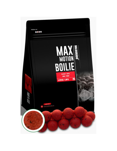 Boilies Haldorado Max Motion Boilie Long Life, Big Fish Fructe, 16mm, 800g