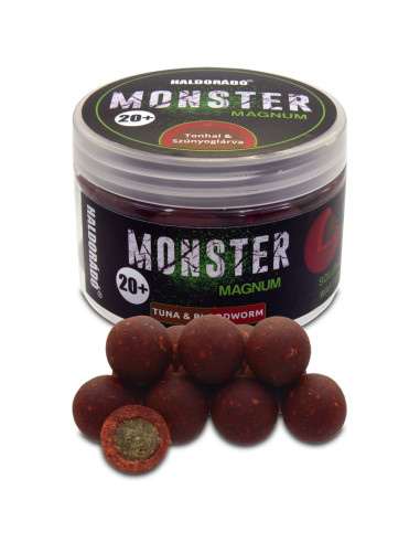 Boilies De Carlig Haldorado Monster Magnum 20+, Ton & Larva De Tantari, 20mm, 80g