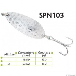 Lingurite oscilante Spn 103 Baracuda 15g