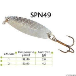 Lingurite oscilante Spn 49 Baracuda 4.2g