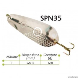 Lingurite oscilante Spn 35 Baracuda 12g