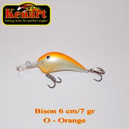 KENART BISON 6 CM - 7 GRAME  Orange