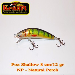 KENART FOX SHALLOW 8 CM - 12 GRAME Natural Perch