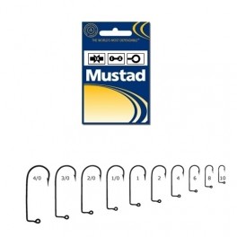 Carlig negru nichel pentru twister Mustad -10buc/plic (M.32629BLN.06)