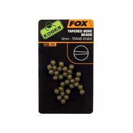 Fox Edges Tapered Bore Beads 4mm