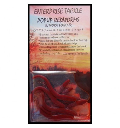 Rame Artificiale Flotante Enterprise Tackle Red Worms