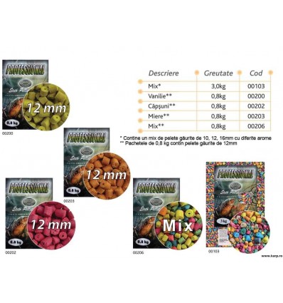 MIX Pelete gaurite 12mm la 3kg