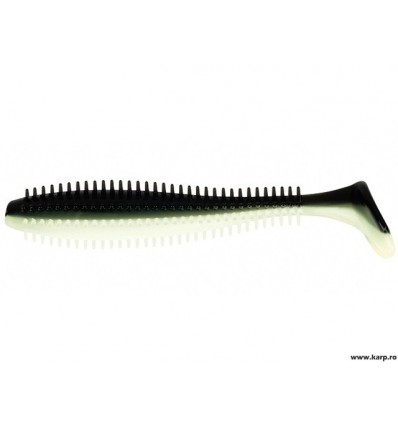 Fox Rage Spikey Shad 12cm,Black n White