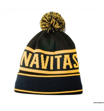 Caciula Navitas Bobble Beanie Black