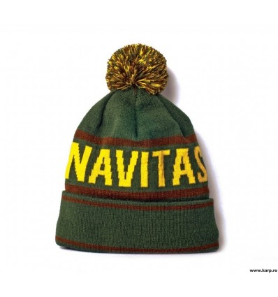 Caciula Navitas Bobble Beanie Green