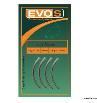 Line Aligner Evos Withy Pool 28mm Matte Green 10buc