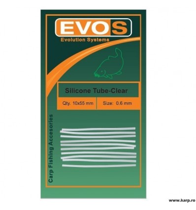 Tub Silicon Evos Transparent 10buc