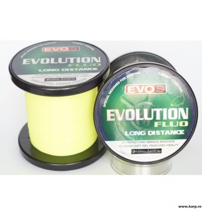 Fir Monofilament Evos Evolution Fluo Long Distance 600m