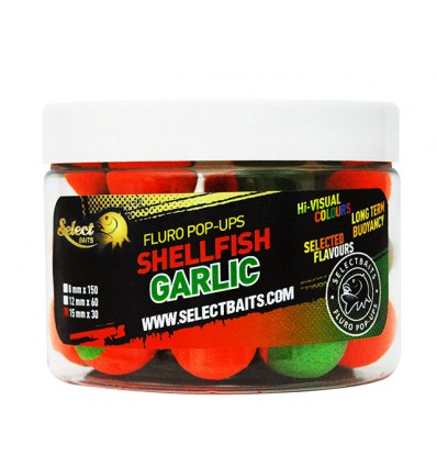 Select Baits pop-up Two-Tone Shellfish-Garlic