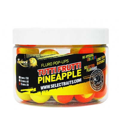 Select Baits pop-up Two-Tone Tutti Frutti-Pineapple