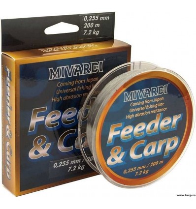 Fir Monofilament Mivardi Carp si Feeder 200m