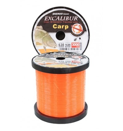 Fir Monofilament EnergoTeam Excalibur Carp Fluo Orange 3000m