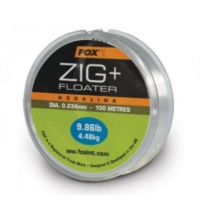 Fir Monofilament Fox Zig + Floater Hooklink 100m