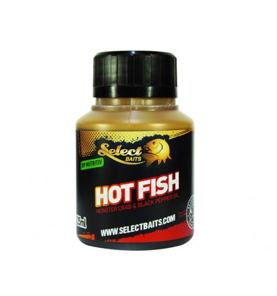 Select Baits dip Hot Fish 125ml