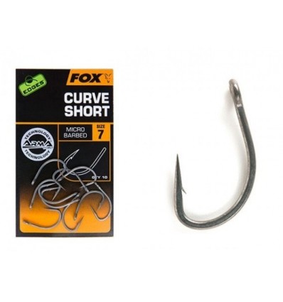 CARLIGE FOX EDGES ARMAPOINT CURVE SHANK SHORT 10buc/plic