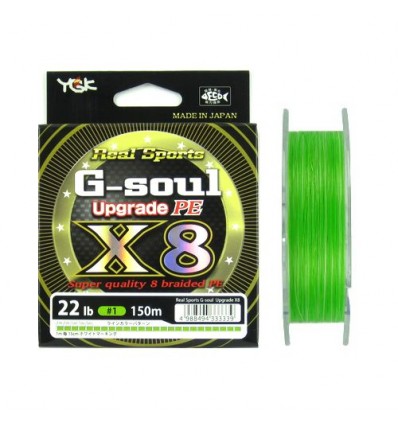 Fir YGK RS G-Soul Upgrade X8 150m verde fluo