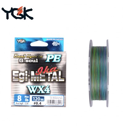 Fir YGK RS G-Soul Egi-Metal WX4 120m multicolor