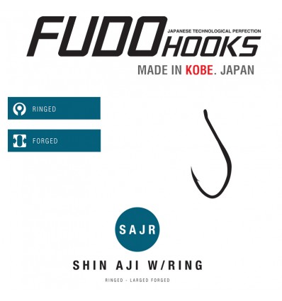 CARLIG FUDO SHIN AJI W/RING black nickel