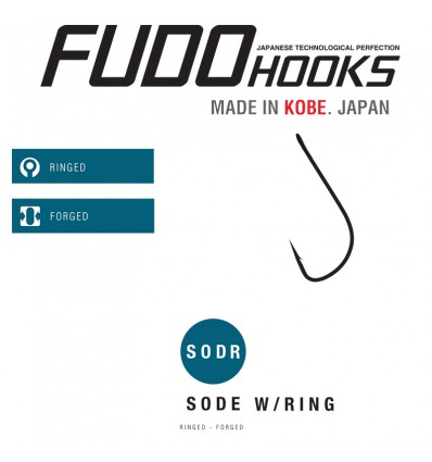 CARLIG FUDO SODE W/RING black nickel