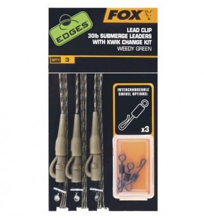 MONTURA FOX SUBMERGE® LEAD CLIP KWIK CHANGE KIT 3 BUC/SET