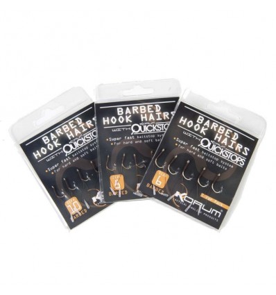 Carlige Korum Hook Hairs With Quickstops