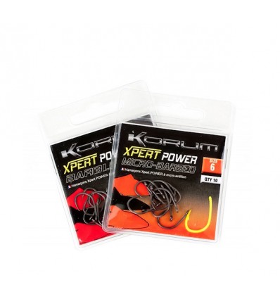 Carlige Korum Xpert Power Barbless