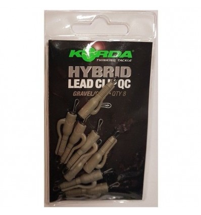 CLIP KORDA PT. MONT.PB. PIERDUT 8BUC/PL GRAVEL/CLAY