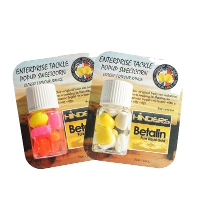 Enterprise Tackle Pop-up Sweetcorn Classic Hinders Betalin Yellow / White