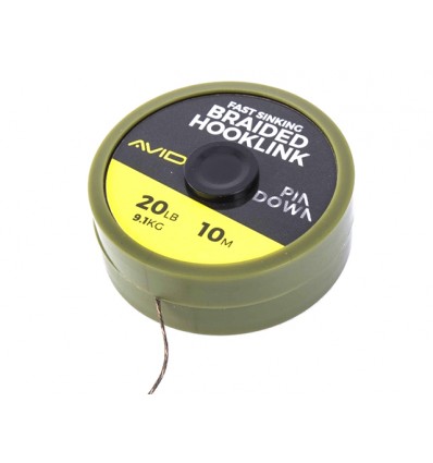 Fir Avid Carp Pindown Braided Hooklink 10m