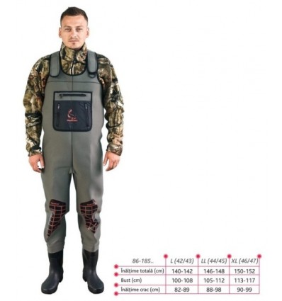 WADERS NEOPREN BEHR REDCAT